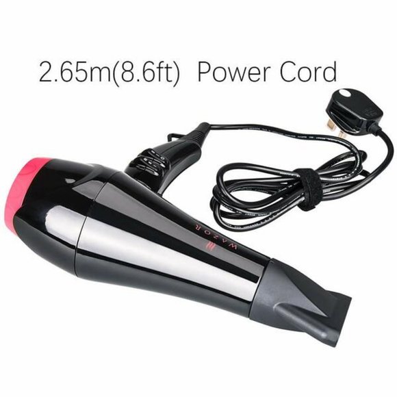 WAZOR Hair Dryer 1875W Ceramic Ionic Lightweight Powerful AC Low noise - Picture 5 of 8